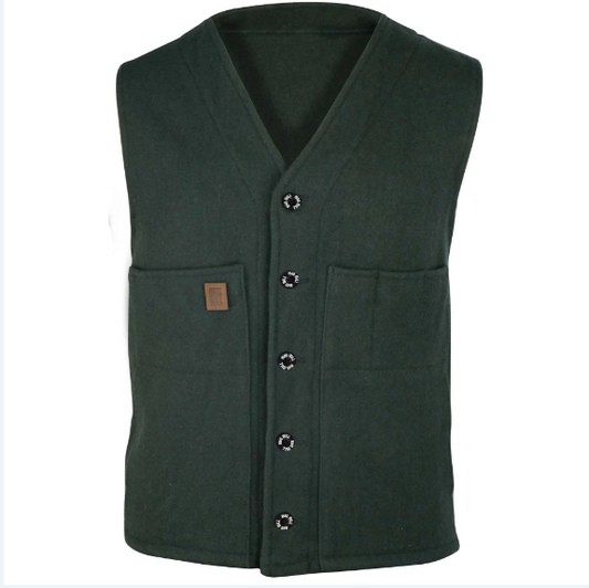 BIG BILL® Wool Outdoor Vest - Green - 624