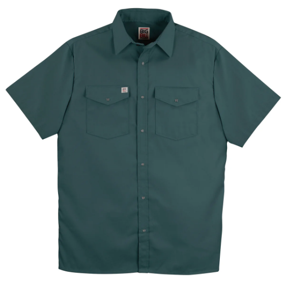 BIG BILL® Premium Short-Sleeve Snap Front Work Shirt - 237