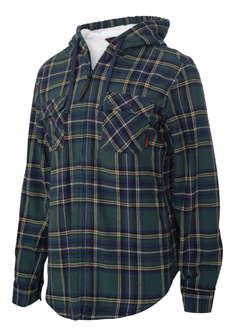 TOUGH DUCK WOMEN’S PLUSH PILE-LINED FLANNEL SHIRT - WS12
