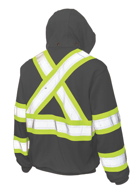 TOUGH DUCK FLEECE UNLINED SAFETY HOODIE - S494