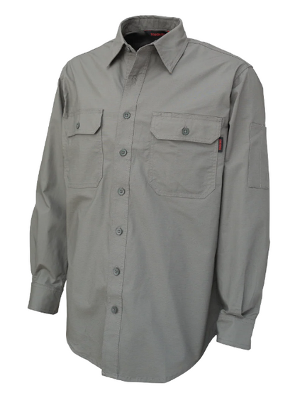 TOUGH DUCK LONG-SLEEVE TOUGH FLEX RIPSTOP SHIRT - WS19