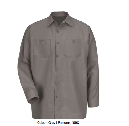 RED KAP® INDUSTRIAL LONG SLEEVE WORK SHIRT - SP14