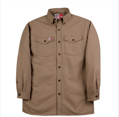 Big Bill® Flame Resistant Button-Down Industrial Work Shirt - 147BDUS7