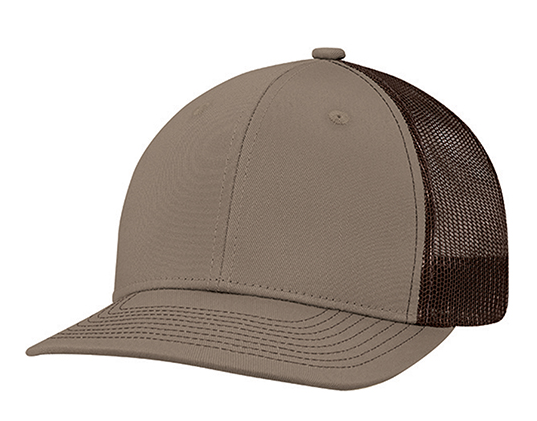 AJM International Deluxe Chino Twill / Polyester Mesh Cap - 8E019M