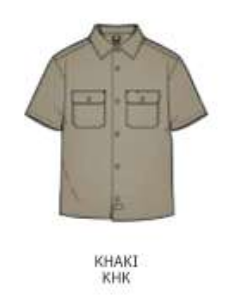 Dickies Worn In Lightweight Solid Work Shirt - A8DLK