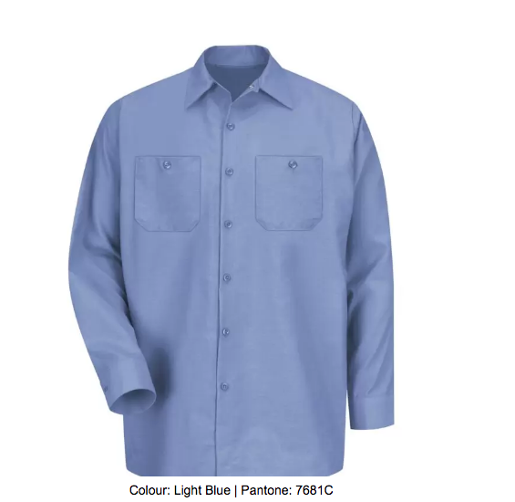 RED KAP® INDUSTRIAL LONG SLEEVE WORK SHIRT - SP14