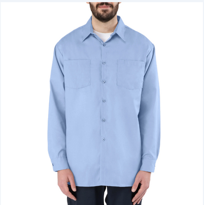 BIG BILL® Poplin Long-Sleeve Industrial Work Shirt - 140