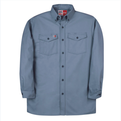 Big Bill® Flame Resistant Button-Down Industrial Work Shirt - 147BDUS7