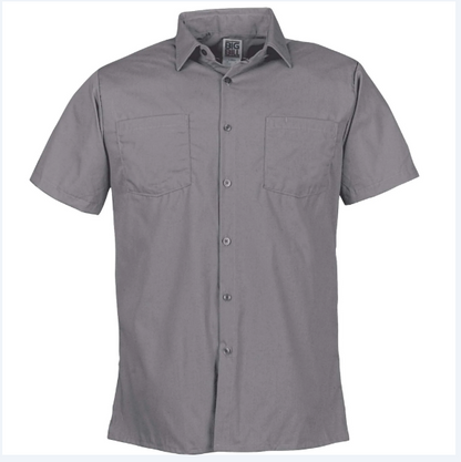 BIG BILL® Lightweight Poplin Short-Sleeve Industrial Work Shirt - 130