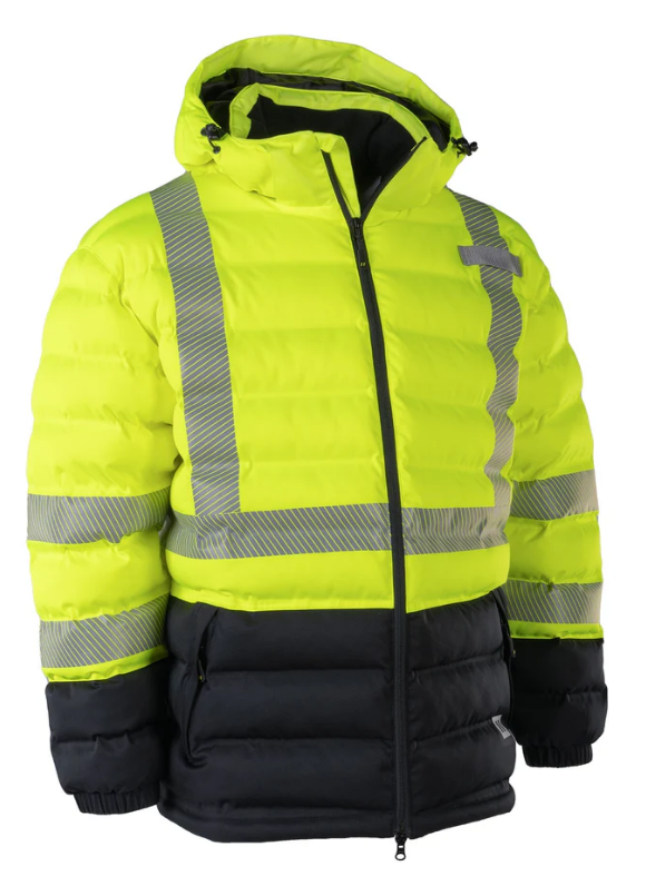 Forcefield Hi Vis Safety Puffer Jacket 024-PUFSEG