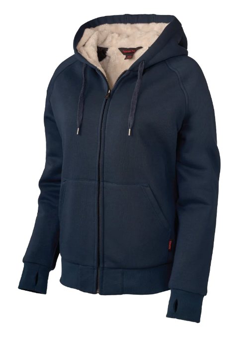TOUGH DUCK WOMEN'S PLUSH PILE-LINED HOODIE - WJ43