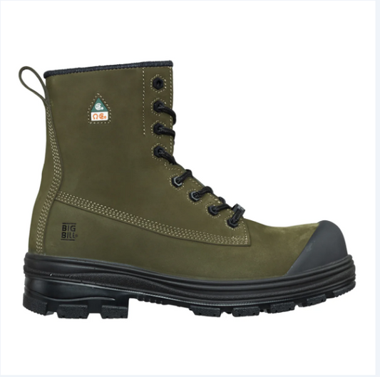 Big Bill® Men’s Original Metal Free Work Boots 8" - Military Olive Green - BB5040