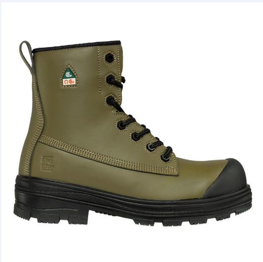 Big Bill® Men’s Vegan Metal Free Work Boots 8" - Military Olive Green - BB5240