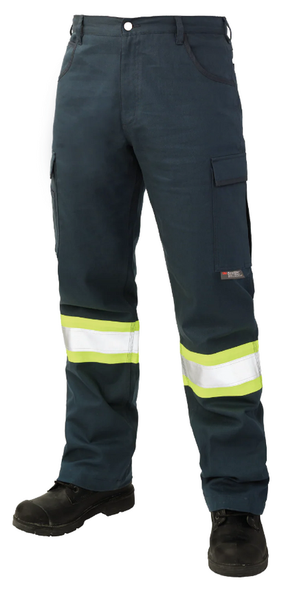 TOUGH DUCK RELAXED-FIT TOUGH FLEX TWILL SAFETY CARGO PANT - SP03