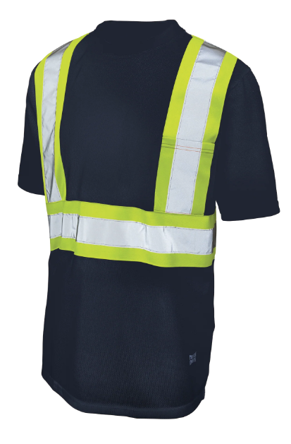 TOUGH DUCK MICRO MESH SHORT-SLEEVE SAFETY T-SHIRT WITH POCKET - S392