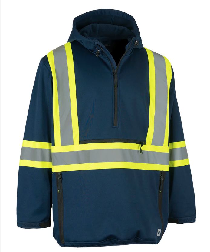 Forcefield Hi Vis Safety Anorak Pullover Softshell 023-EN178
