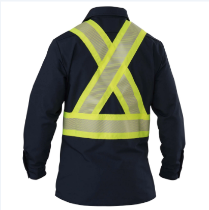 BIG BILL® High Visibility Long-Sleeve Ripstop Shirt - 144HVP