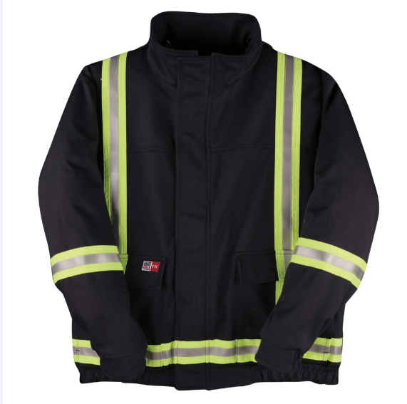 Big Bill® Westex UltraSoft® Unlined Flame Resistant Jacket with Reflective Tape - L495US9