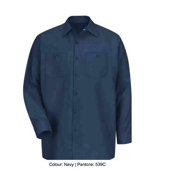RED KAP® INDUSTRIAL LONG SLEEVE WORK SHIRT - SP14