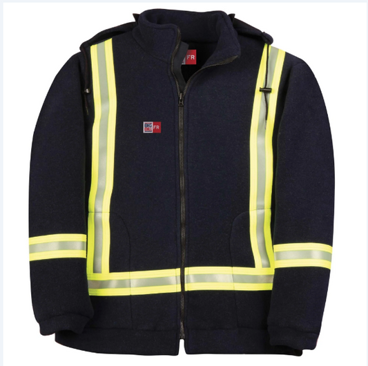 Big Bill® Thermal Flame Resistant Jacket Liner with Reflective Tape - BK460NF