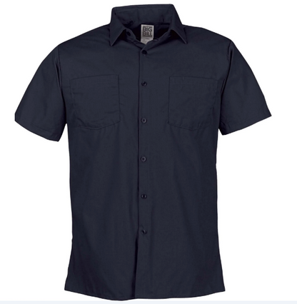 BIG BILL® Lightweight Poplin Short-Sleeve Industrial Work Shirt - 130