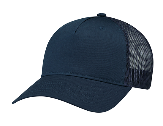 AJM International Polycotton / Polyester Mesh Cap - 5960M