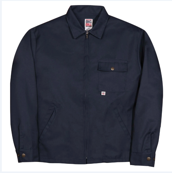 BIG BILL® Unlined Twill Jacket - Navy- 347