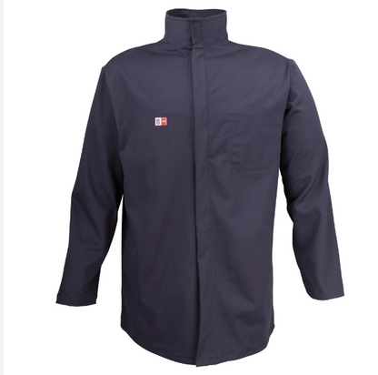 Big Bill® Flame Resistant Unlined Welder’s Work Coat - Navy - 191US9