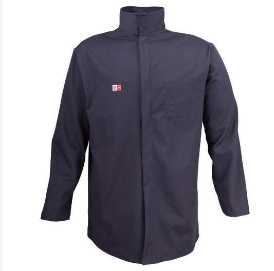 Big Bill® Flame Resistant Unlined Welder’s Work Coat - Navy - 191US9