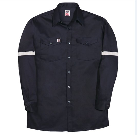 BIG BILL® Industrial Work Shirt - Navy -  RT100