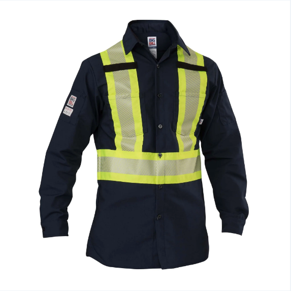 BIG BILL® High Visibility Long-Sleeve Ripstop Shirt - 144HVP