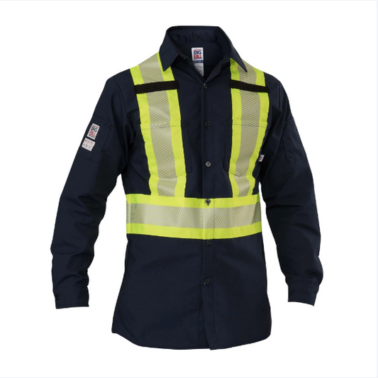 BIG BILL® High Visibility Long-Sleeve Ripstop Shirt - 144HVP