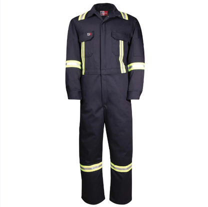 Big Bill® Deluxe Flame Resistant Coverall 7 oz with Reflective Tape - 1625US7
