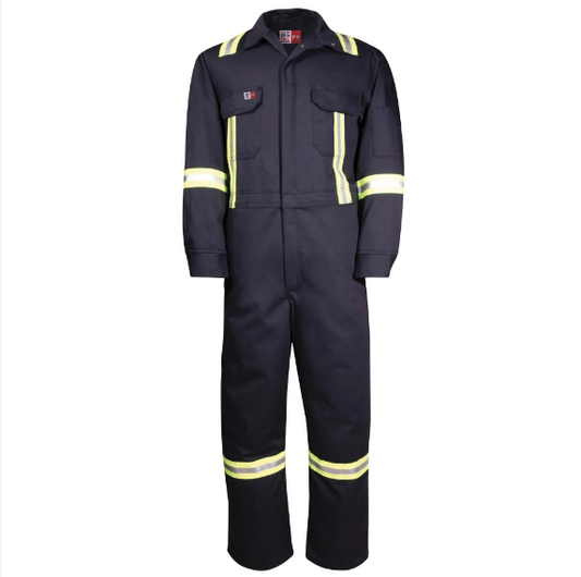 Big Bill® Deluxe Flame Resistant Coverall 7 oz with Reflective Tape - 1625US7