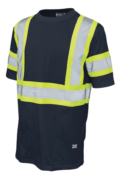 TOUGH DUCK COTTON JERSEY SHORT-SLEEVE SAFETY T-SHIRT - ST11