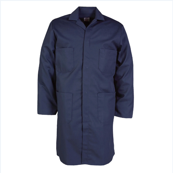 BIG BILL® 100% Cotton Industrial Lab Coat - Navy - 160