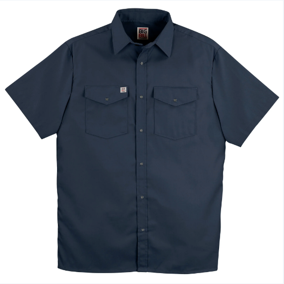 BIG BILL® Premium Short-Sleeve Snap Front Work Shirt - 237
