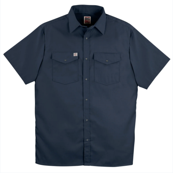 BIG BILL® Premium Short-Sleeve Snap Front Work Shirt - 237