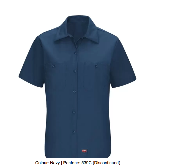 RED KAP® WOMEN’S SHORT SLEEVE WORK SHIRT WITH MIMIX™ - SX21