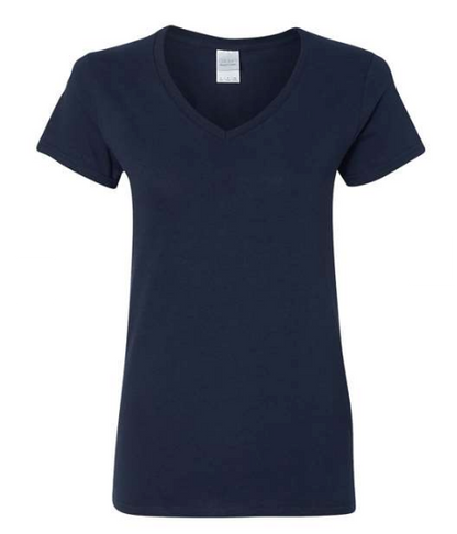 Gildan Women's Heavy Cotton™ V-Neck T-Shirt - 5V00L