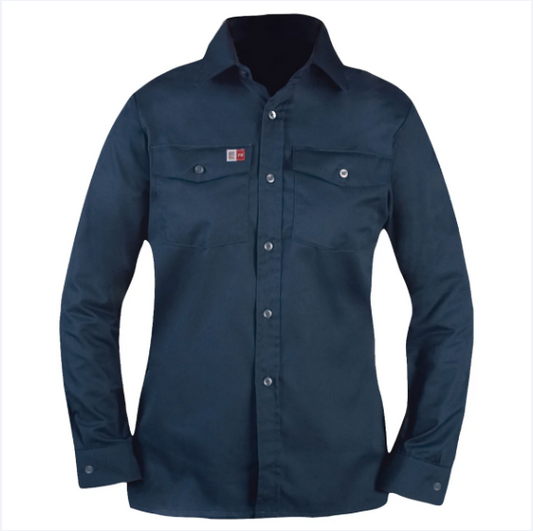 Big Bill® Westex® UltraSoft® Women’s Flame Resistant Work Shirt - Navy - 177US7