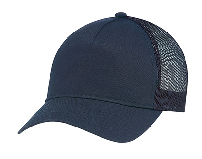 AJM International Polycotton / Polyester Mesh Cap - 5970L