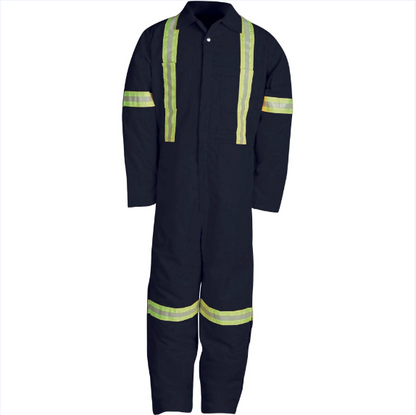 BIG BILL® Premium Twill Lined Coverall with Reflective Material - 837BF