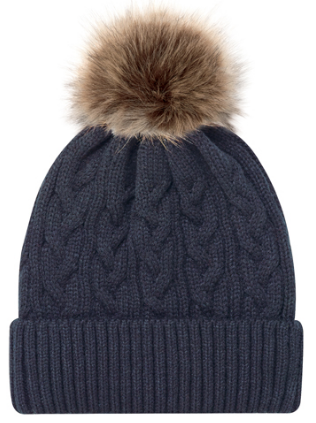 Acrylic - Cuff Toque (Faux Fur Pom Pom 12cm, Women’s) - 9L594L