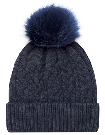 Acrylic - Cuff Toque (Faux Fur Pom Pom 12cm, Women’s) - 9L594L