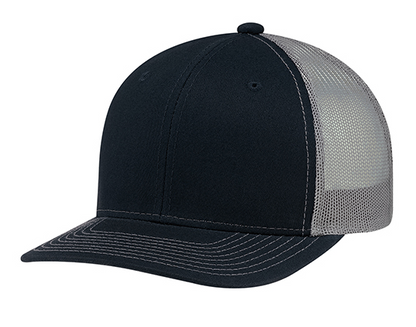 AJM International Deluxe Chino Twill / Polyester Mesh Cap - 8E019M