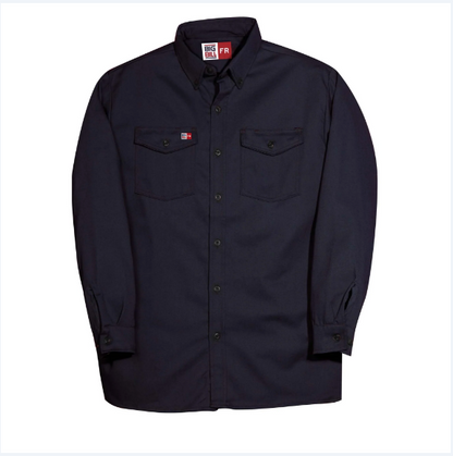 Big Bill® Flame Resistant Button-Down Industrial Work Shirt - 147BDUS7