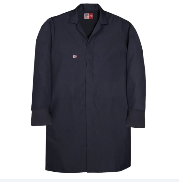 Big Bill® Flame Resistant Lab Coat with Knit Cuffs - Navy - 169US9