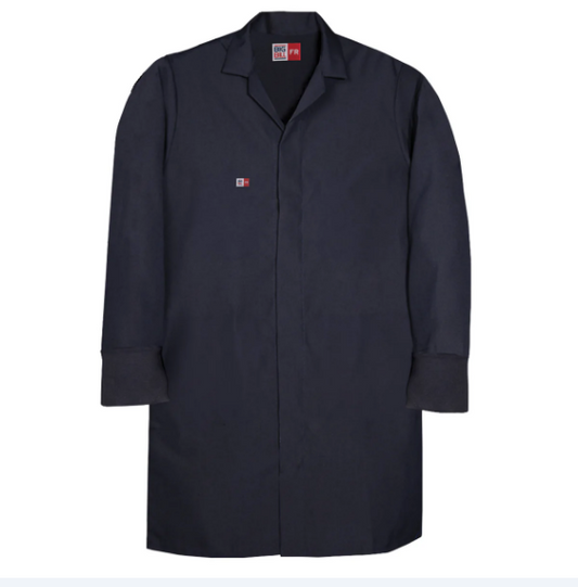 Big Bill® Flame Resistant Lab Coat with Knit Cuffs - Navy - 169US9