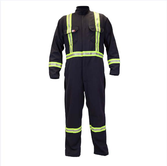 Big Bill® High-Visibility Flame Resistant Heavy-Duty Welder's Coverall - Navy - 415W11